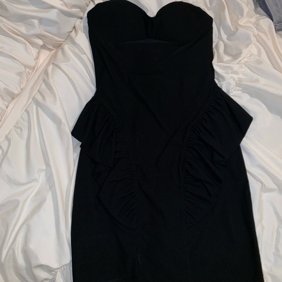 Arden B Little Black Silhouette Mini Dress - Picture 3 of 8